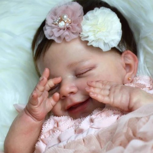 [Heartbeat💖 & Sound🔊]  New 20  Rhea Realistic Reborn April Baby Girl Doll with Coos and  Heartbeat 