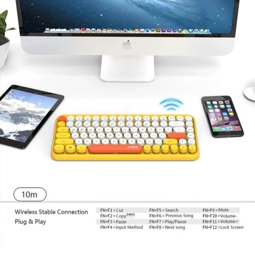 Wireless Keyboard and Mouse: 5 colors