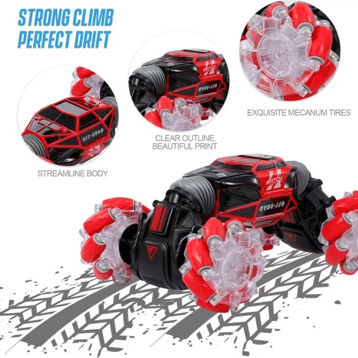 【🎁Perfect Gift】Gesture Sensing RC Stunt Car With Light & Music