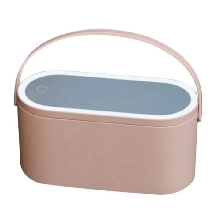 Travel Makeup Case with Rotating Mirror