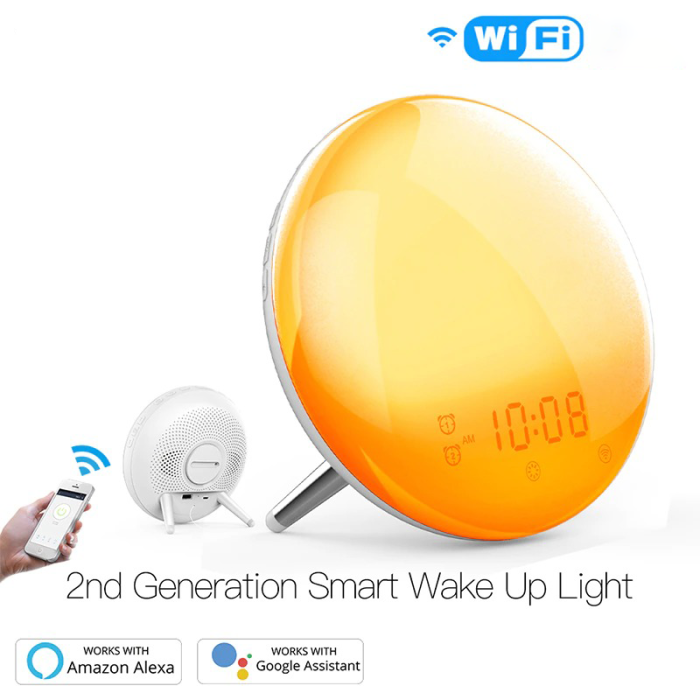 WiFi Smart Wake Up Light&Clock