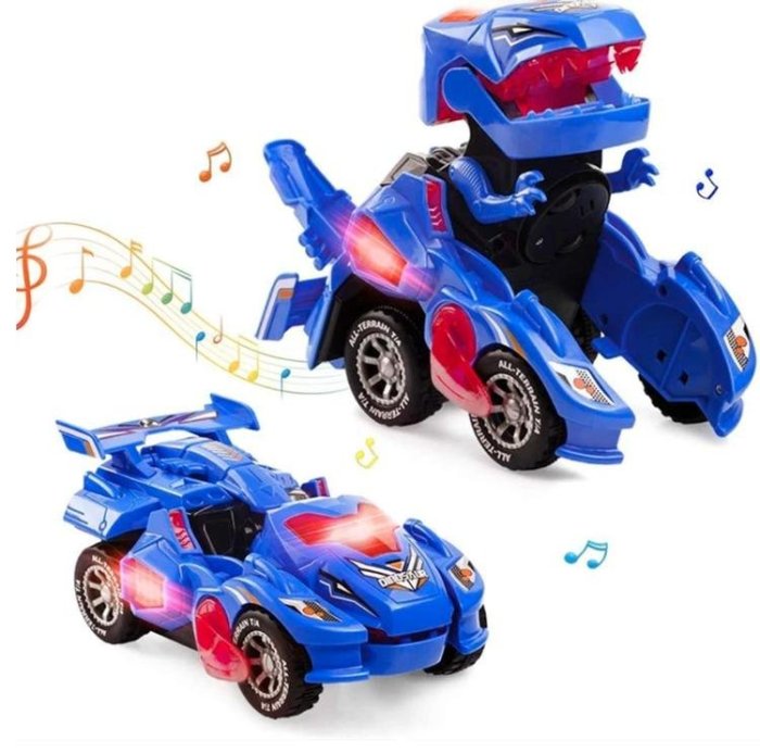 Automatic Dinosaur Car With Music And Led Light