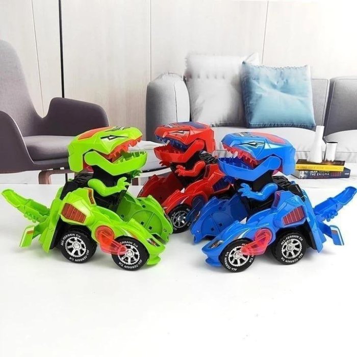 Automatic Dinosaur Car With Music And Led Light