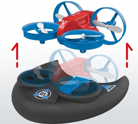 3 In 1 RC Quadcopter Water Land and Air Deformation Drone Toy