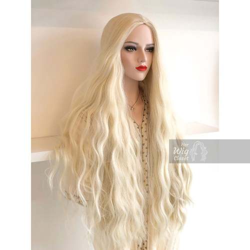 Daenerys | 32“ Wavy Icy Blonde Synthetic Wig