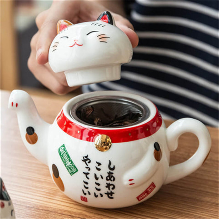 Lucky Cat Tea Set