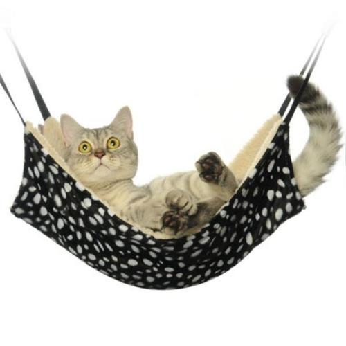 Warm Cat Hammock Fur Bed Hanging Cage  Bed Cover Blankets Rest House Soft Pets Supplies