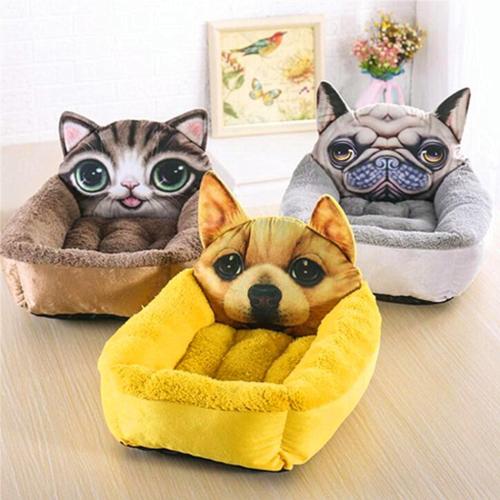 Dog Beds 3D Pet Bed For Dogs Cats Pirate Boat Puppy Warm Sofas kennel Basket Couch Mat