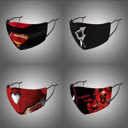 Super Heroes Cloth Face Mask (4 PCS)