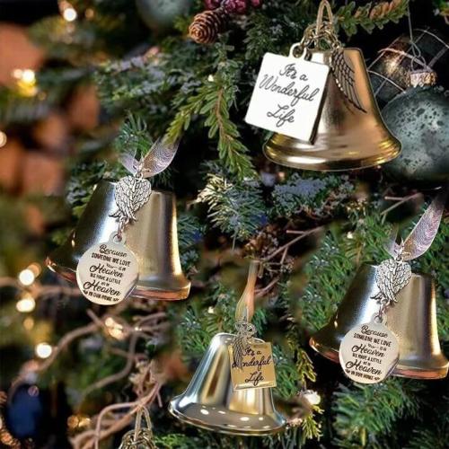 Christmas Ornaments Angel Wings Bell 🎄 Christmas Tree Pendant 🎄