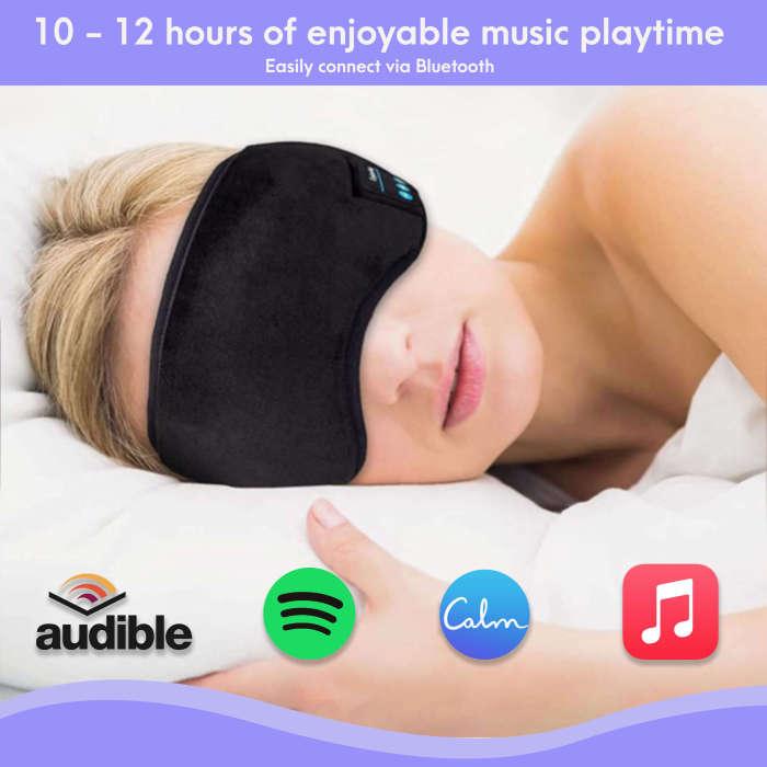 Sleeping Mask with Headphones