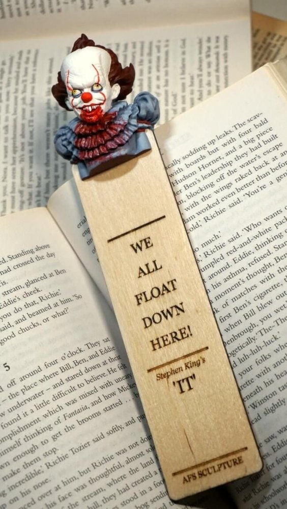 Horror bookmarks - the best gift for fans of horror novels