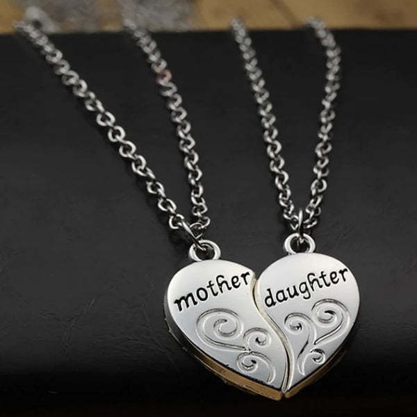 （🎁Gift For Mom）Mother + Daughter Pendant Necklace