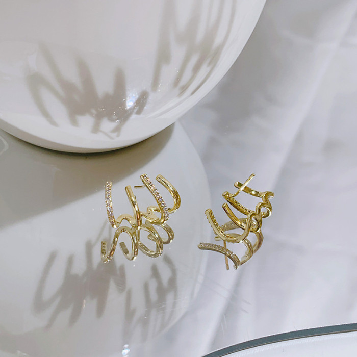 💖 Hot Sale🌹-Shiny Crystal Earrings