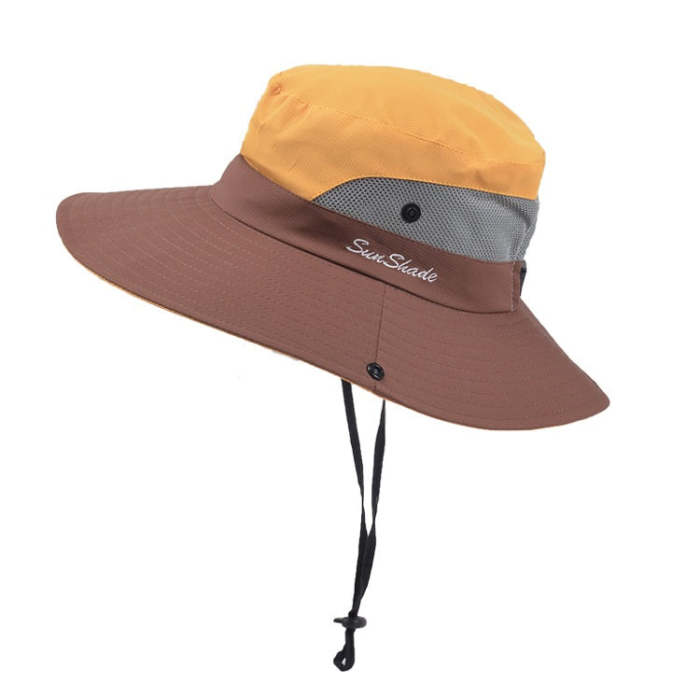 2022 SUMMER New UV Protection Ponytail Sun Hat