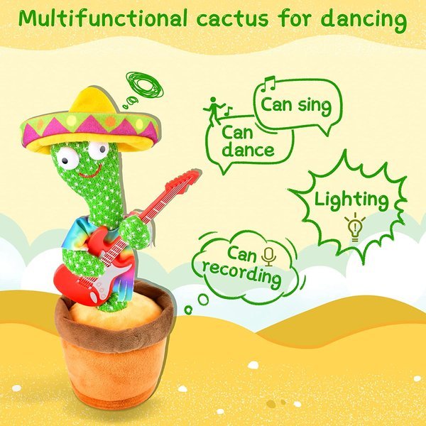 Talking & Dancing Cactus Mimicking Toy🌵