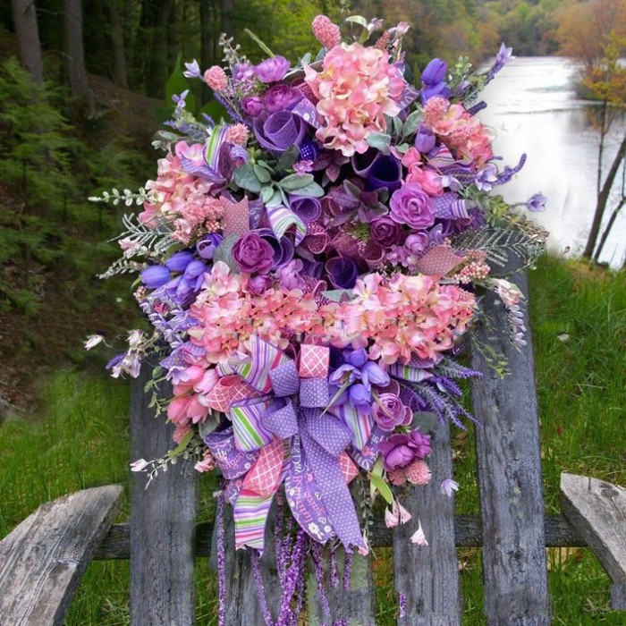 💝Mother's Day Sale 45%-Happy Mother’s Day Garden Wreath💐🥰