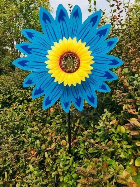 Super Big Sales -50%Off-Sunflower windmill-for Decoration Outside Yard Garden Lawn