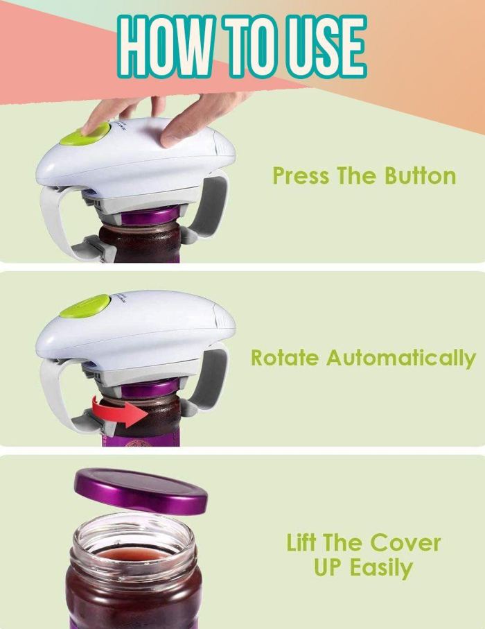💖Automatic Electric Jar Opener
