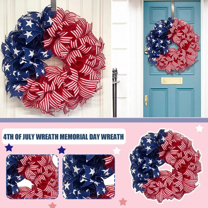🎉Independence Day Pre-Sale 50% OFF💞Patriotic Independence Day Wreaths