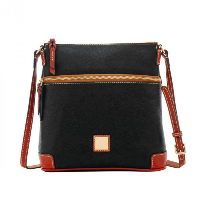 QVC & HSN Recommend Most Popular D&B Pebble Grain Leather Crossbody[Buy 2 Get Freeshipping]
