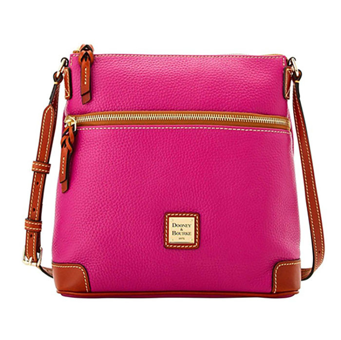 QVC & HSN Recommend Most Popular D&B Pebble Grain Leather Crossbody[Buy 2 Get Freeshipping]