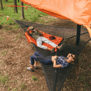 MULTI-PERSON HAMMOCK- PATENTED 3 POINT DESIGN (Free Worldwide Freight)