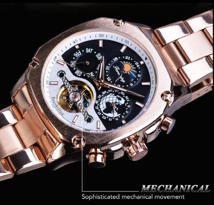 Men's Waterproof Mechanical /Hollow Fashion All-fitting Flywheel Automatic Watch