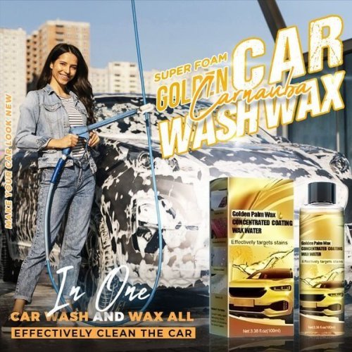 (✨Car Essentials✨)Golden Carnauba Car Wash Wax