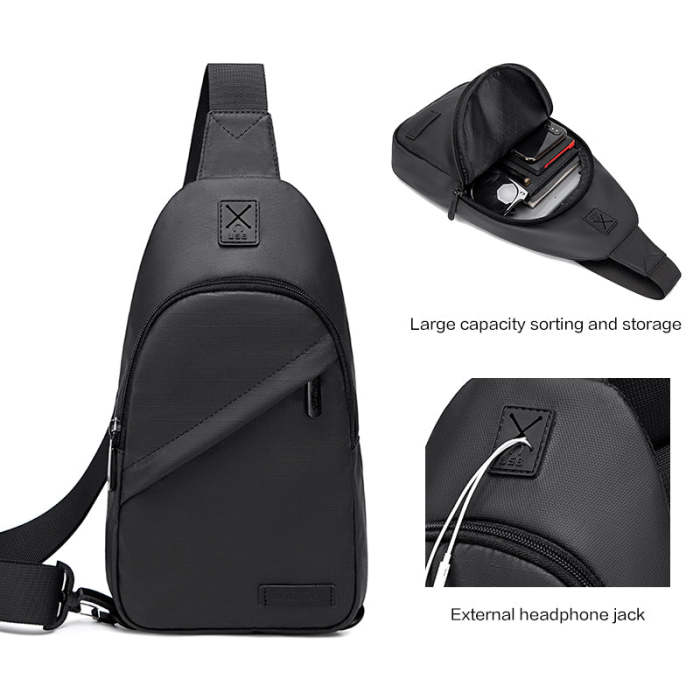 New Men's Outdoor Leisure Shoulder Crossbody Bag