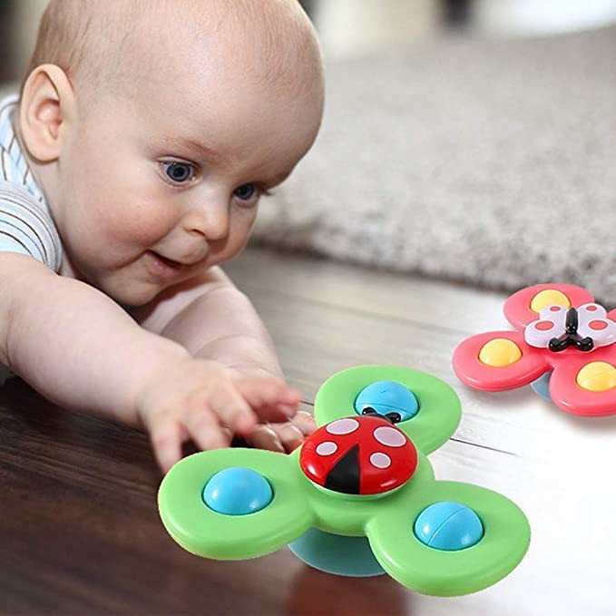 (🔥Summer Hot Sale - 50% OFF NOW)Suction Cup Spinner Toys(3 Piece Set)