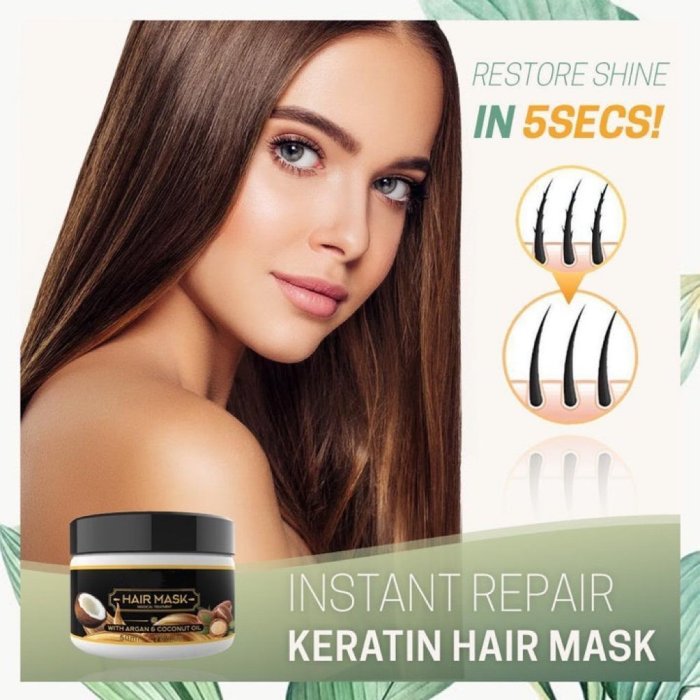 🔥BUY 2 GET 1 FREE ( 3PCS) 🔥ShinyHair Instant Keratin Hair Repair Mask