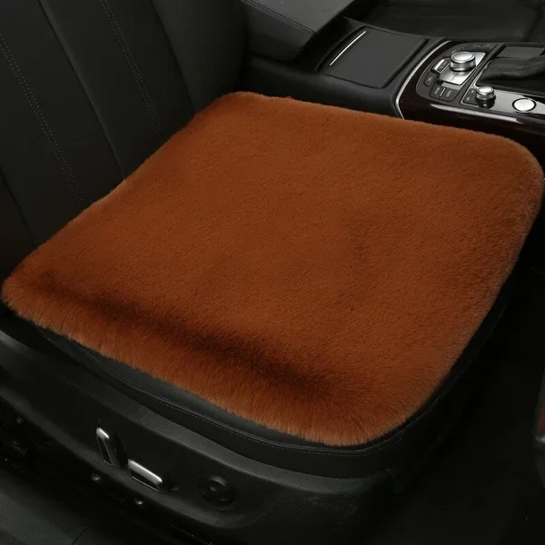 Plush Car Seat Cushion.