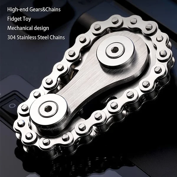 Sprockets Bicycle Chain Fidget Spinner Toys