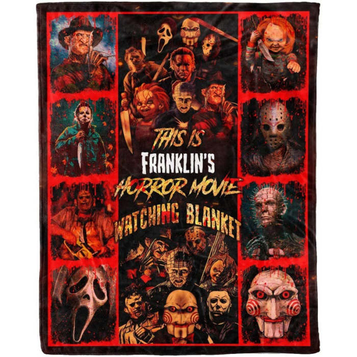 (🔥🔥Semi-Annual Sale-50% OFF🌟)Halloween Terror Flannel Blanket