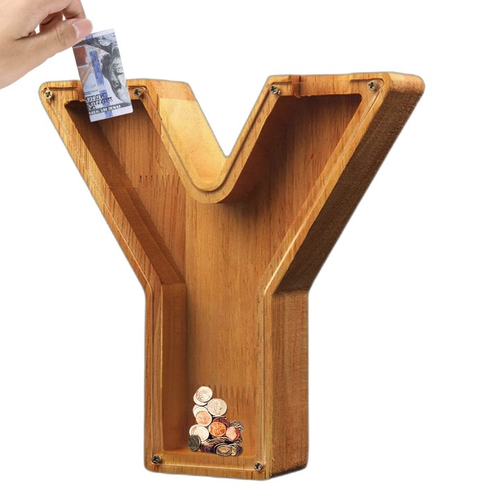 🔥49% Off - 👪Piggy Bank-Wood Gift For Kids