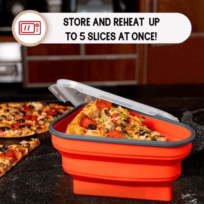 🍕 Pizza Pack | Collapsible Container For Pizza 🍕