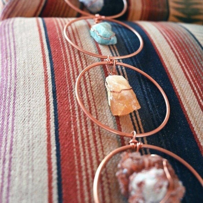 49%OFF🎁 Raw Crystal 7 Chakra Gemstone Wall Decor