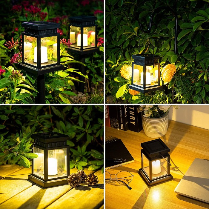 Solar outdoor courtyard lamp