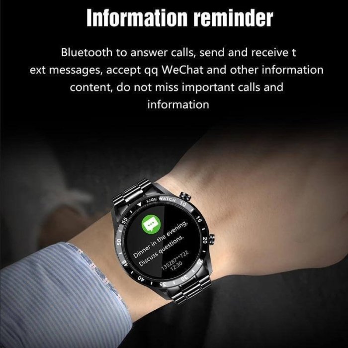 Luxury Men's/Women's Watch Bluetooth Call IP67 Waterproof