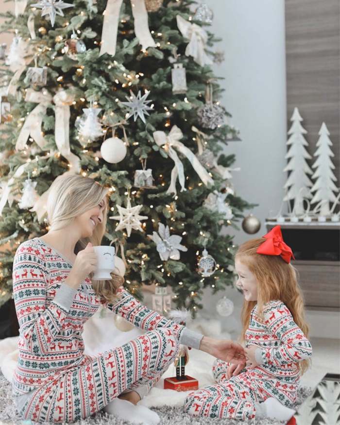 🎉 Today Only Early Bird Sale🎉Reindeer Print Family Matching Christmas Pajamas