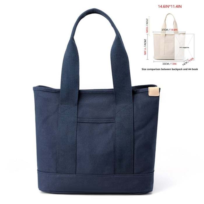 Handmade Large capacity multi-pocket handbag