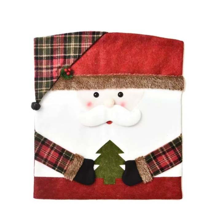 🎁Early Christmas Sale🎄Christmas Back Chair Slip Covers - Buy 3 Get 1 Free