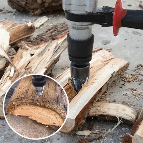 🎅Early Christmas Sales 48% OFF🎁🪓Wood Log Splitter Firewood Drill Bit 🔥BUY 2 FREE SHIPPING🔥