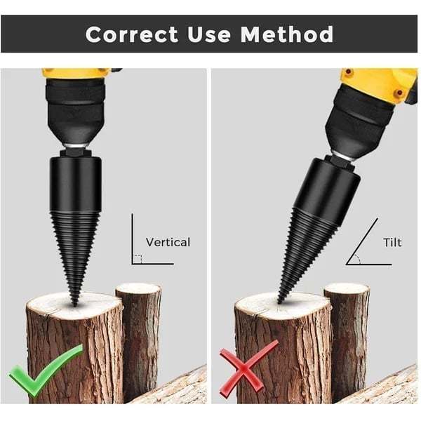 🎅Early Christmas Sales 48% OFF🎁🪓Wood Log Splitter Firewood Drill Bit 🔥BUY 2 FREE SHIPPING🔥