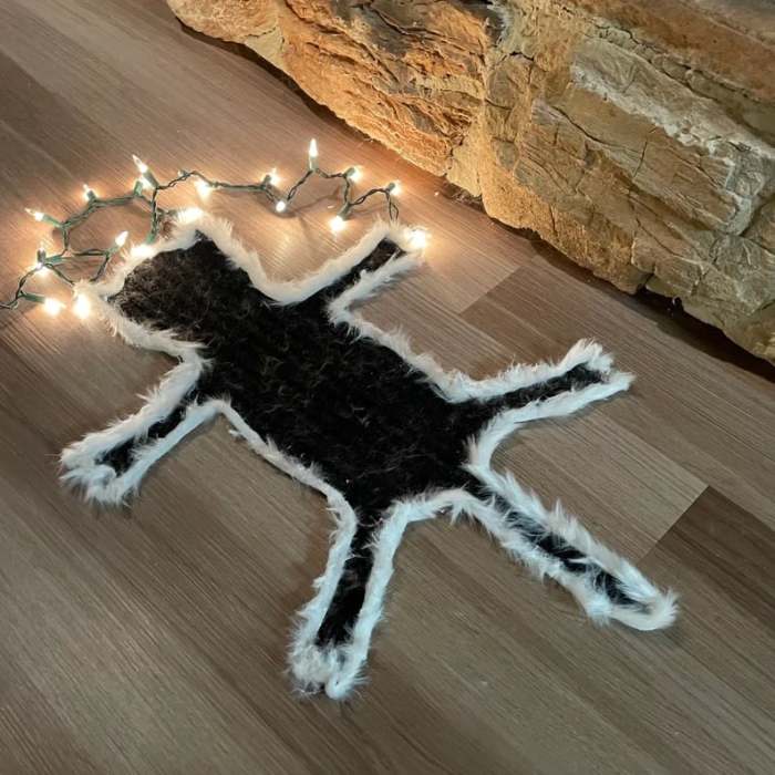 Fried Cat Rug - National Lampoon Cousin Eddie Griswold Fans Christmas Gift
