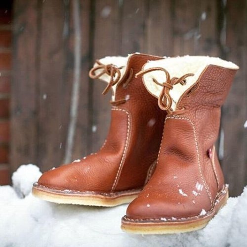 Vintage Wool Lining Boots-buy 2 free shipping