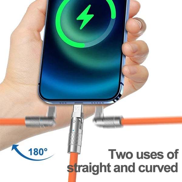 🔥LAST DAY 52% OFF180° Rotating Fast Charge Cable
