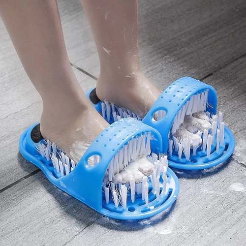 (🎅HOT SALE NOW-49% OFF)Shower Foot Scrubbing Massage Slippers,