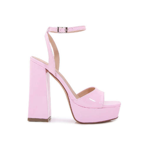 Chunky Heel Strappy Sandals